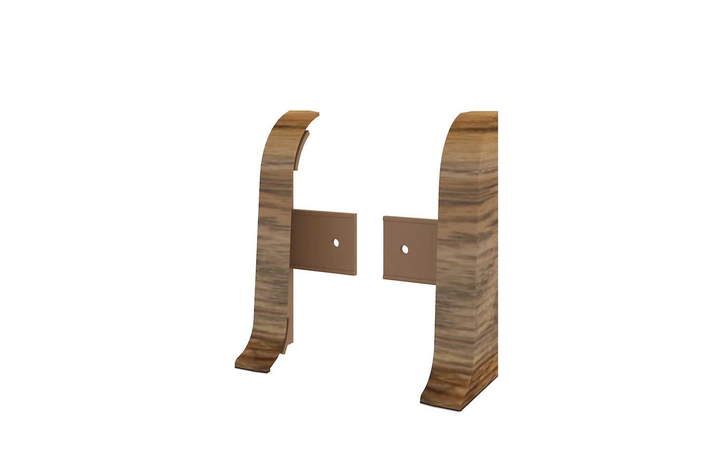 Terminatie plinta stanga/dreapta Vilo Flex 5102 Molid 5.55 x 2.2 cm, 2 buc