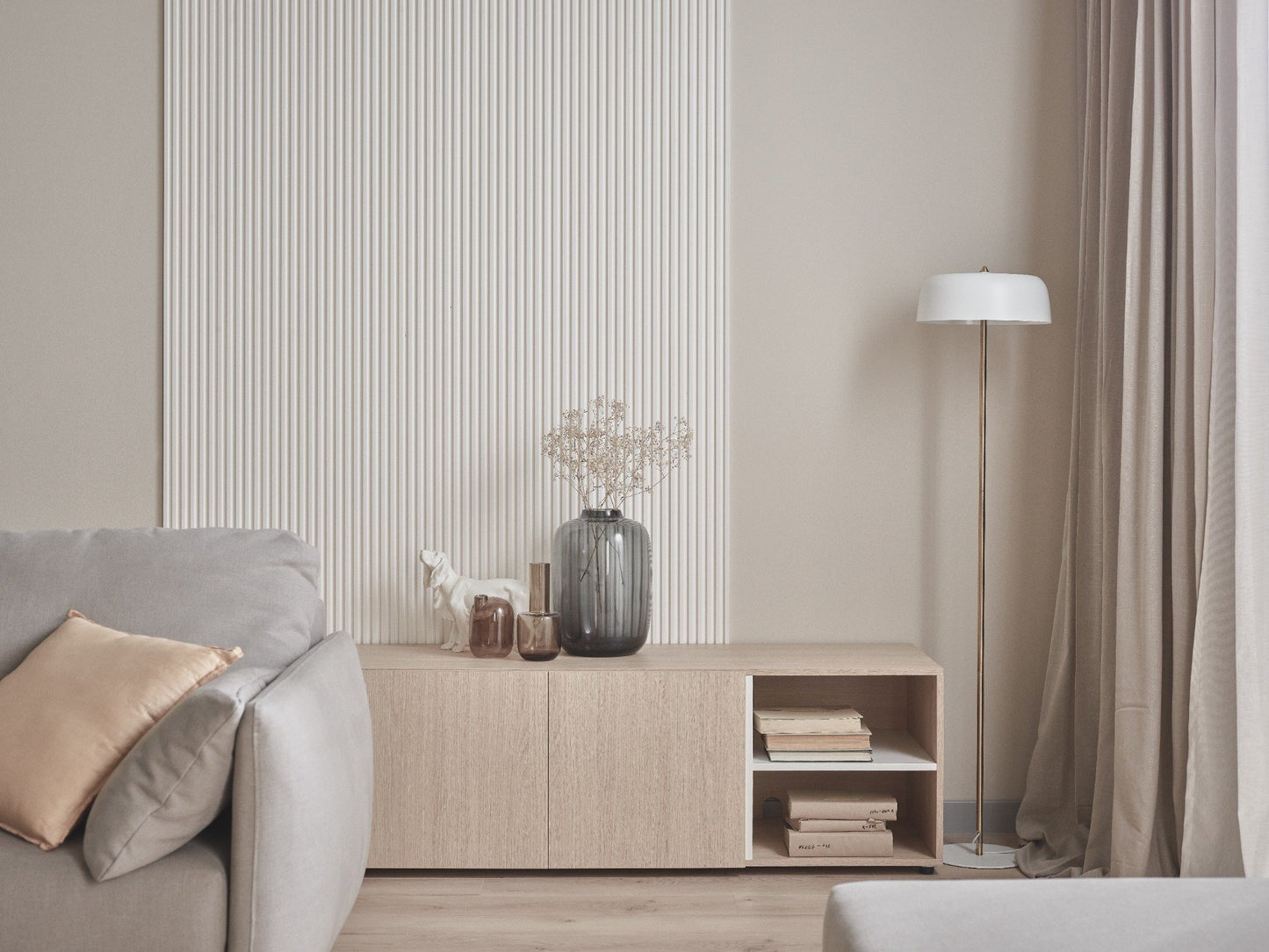 Panou riflaj Vox Linerio S-Line Alb 265 x 12.2 x 1.2 cm