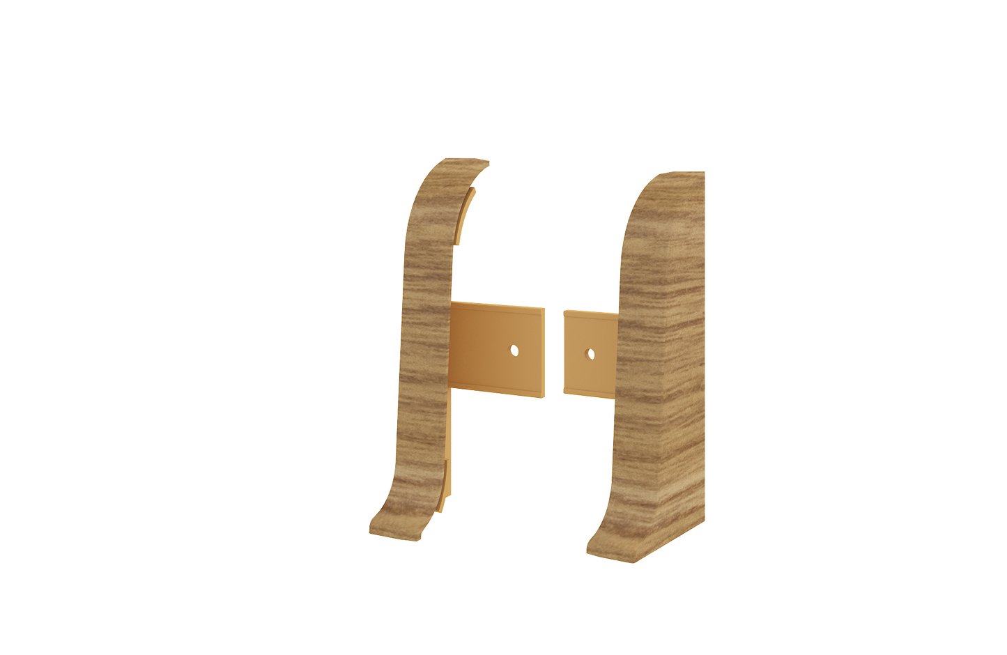 Terminatie plinta stanga/dreapta Vilo Flex 5102 Molid 5.55 x 2.2 cm, 2 buc