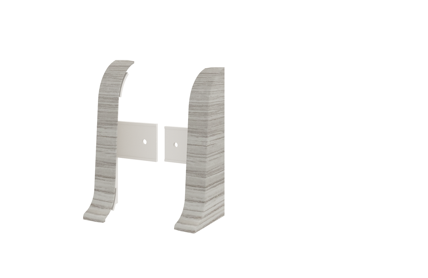 Terminatie plinta stanga/dreapta Vilo Flex 5102 Molid 5.55 x 2.2 cm, 2 buc