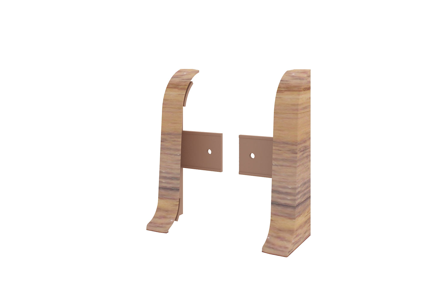 Terminatie plinta stanga/dreapta Vilo Flex 5102 Molid 5.55 x 2.2 cm, 2 buc