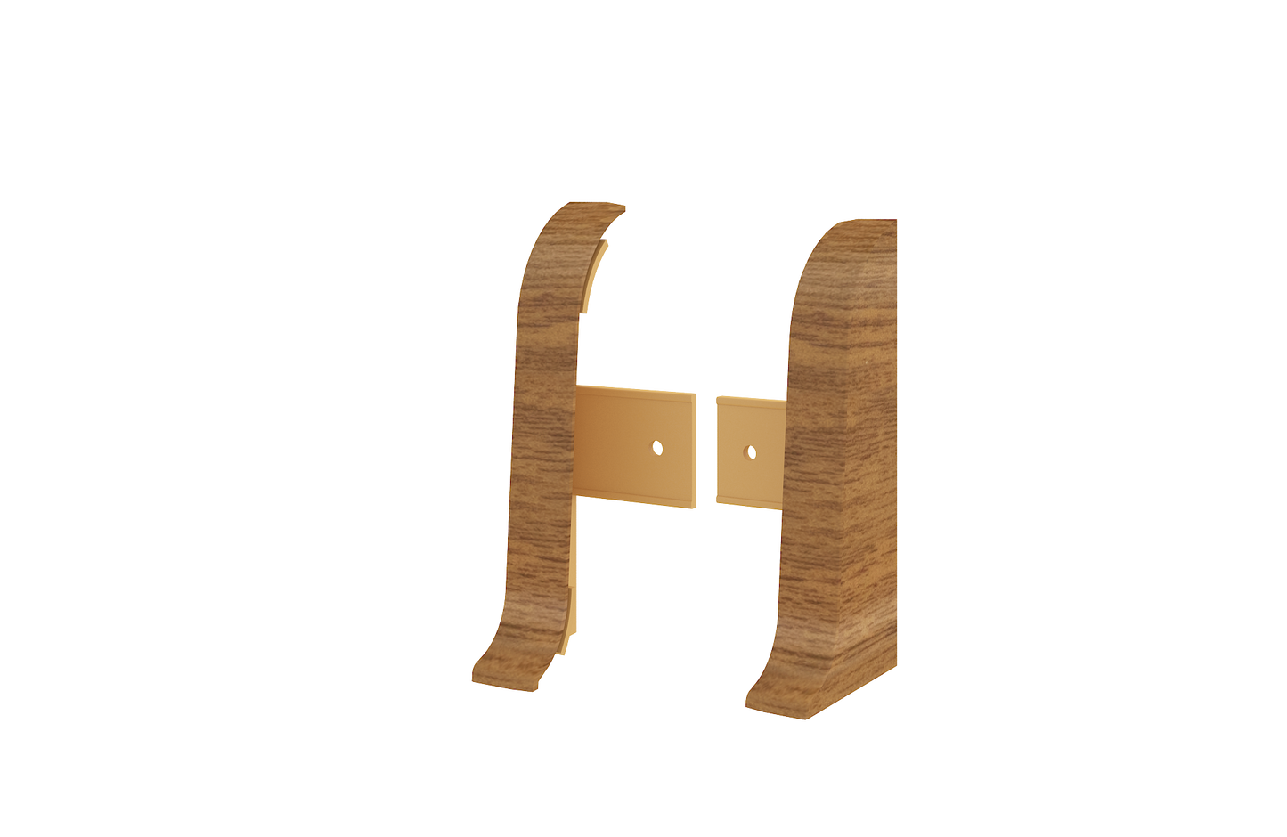 Terminatie plinta stanga/dreapta Vilo Flex 5102 Molid 5.55 x 2.2 cm, 2 buc