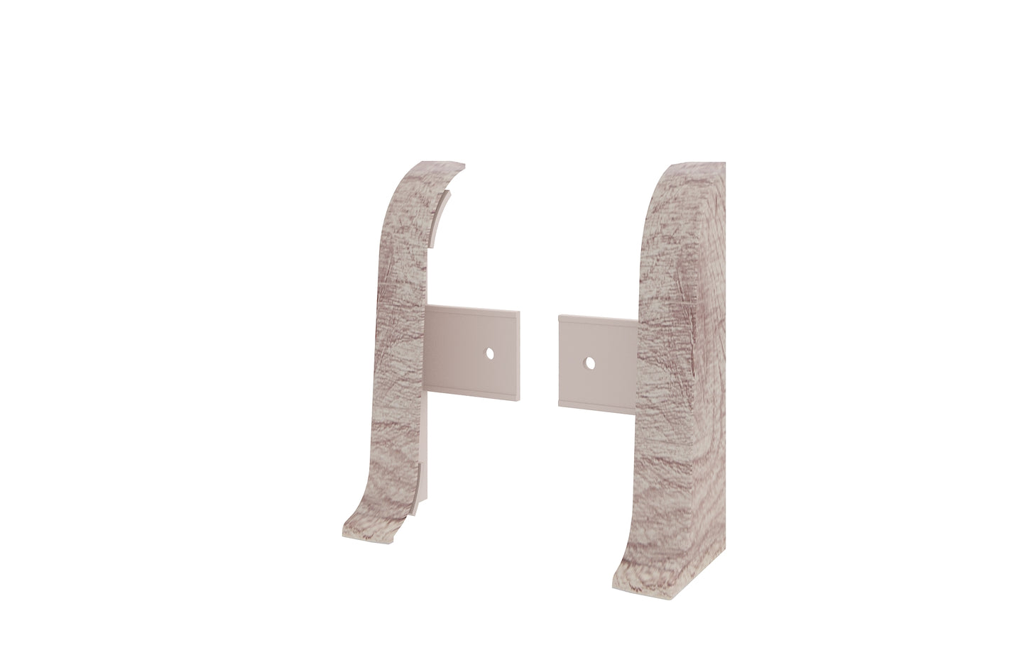 Terminatie plinta stanga/dreapta Vilo Flex 5102 Molid 5.55 x 2.2 cm, 2 buc