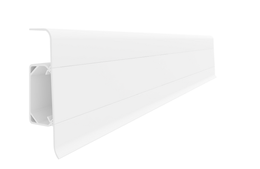 Plintă PVC Vilo Esquero 601 Alb 250 x 2,2 x 6,66 cm