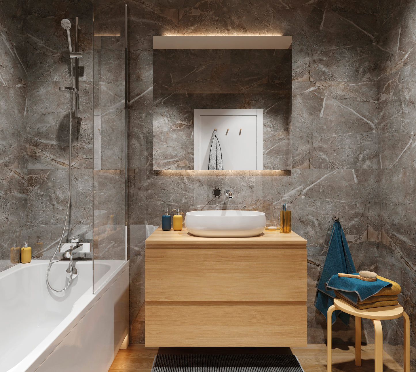 Panou de perete SPC Vilo Marble Skin