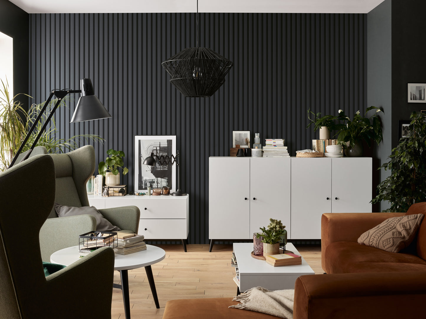 Panou riflaj Vox Linerio L-Line Antracit 265 x 12.2 x 2.1 cm