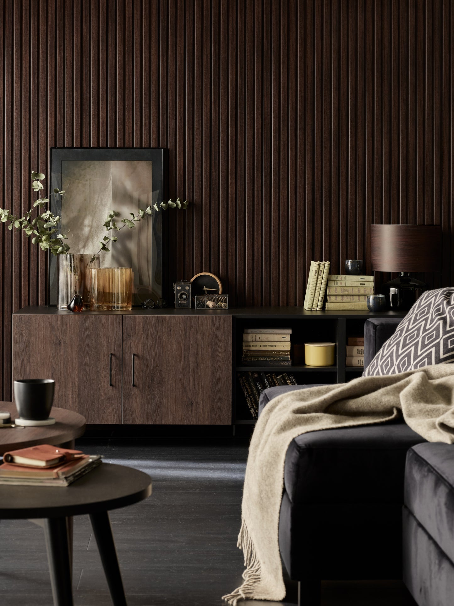 Panou riflaj Vox Linerio L-Line Chocolate 265 x 12.2 x 2.1 cm