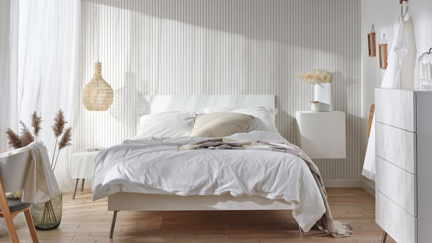 Panou riflaj Vox Linerio M-Line Alb 265 x 12.2 x 1.2 cm