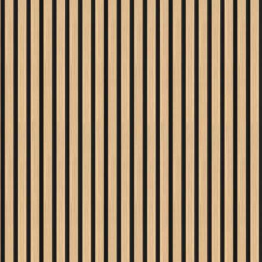 Panou riflaj Vox Linerio M-Line Natural Black Stripes 265 x 12.2 x 1.2 cm